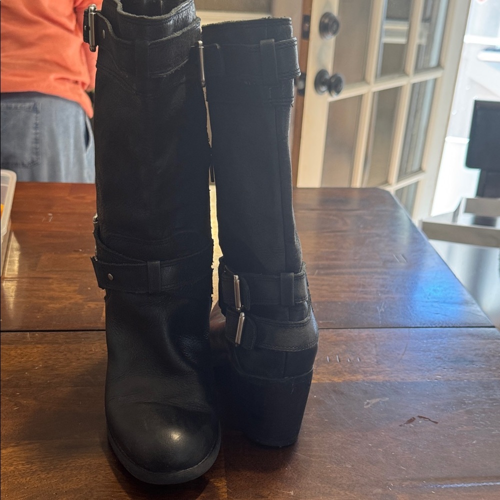 Jessica Simpson leather Black Women's Boots